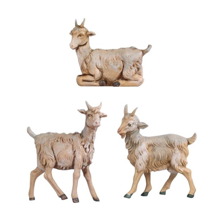 Set tre capre serie 12 cm Fontanini