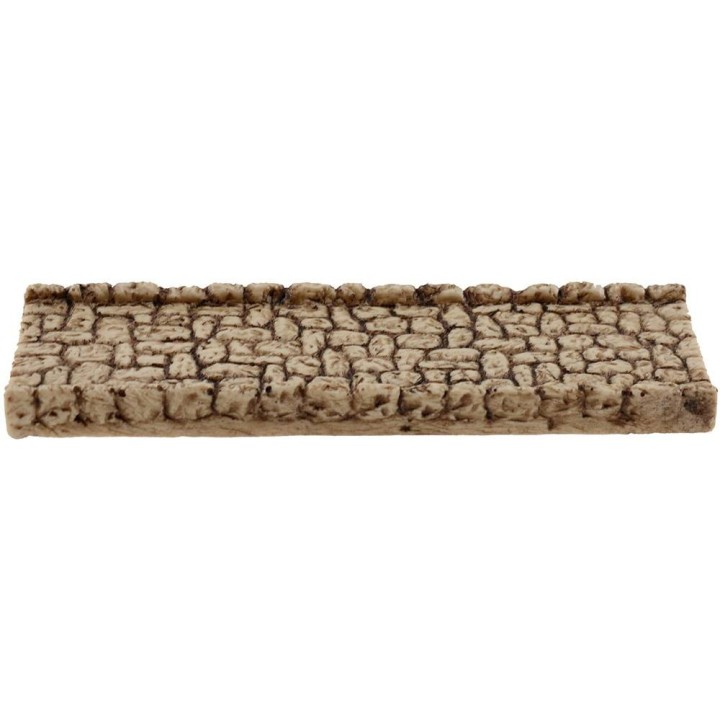 Carretera recta para belén de 15x4,8 cm en resina