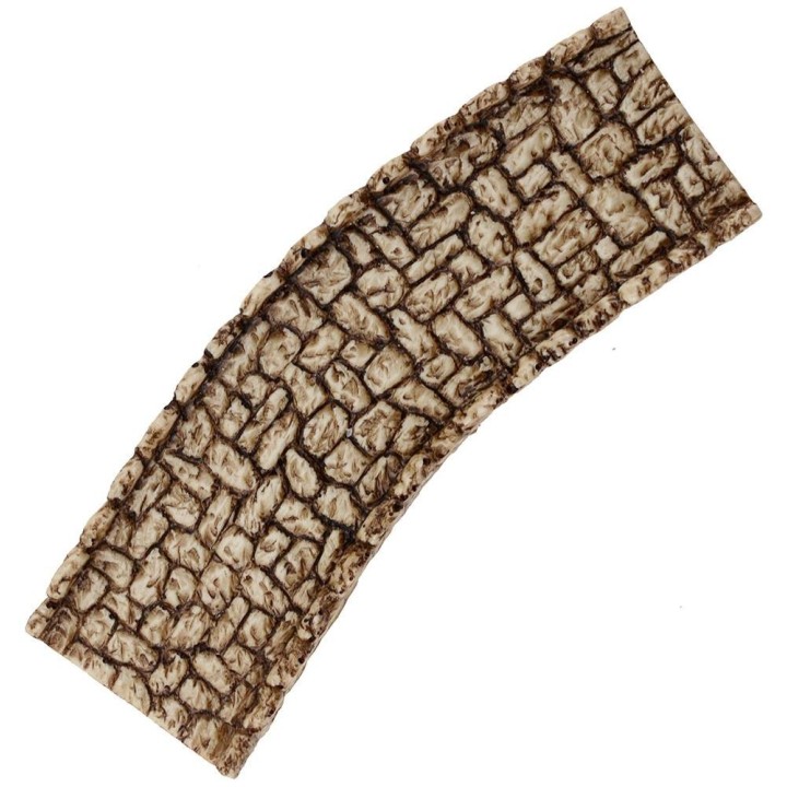 Strada curva per presepe cm 15x4,8 in resina