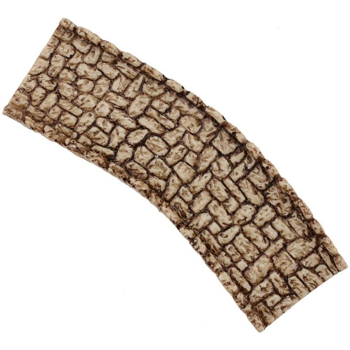 Camino curvo para belén de 15x4,8 cm en resina