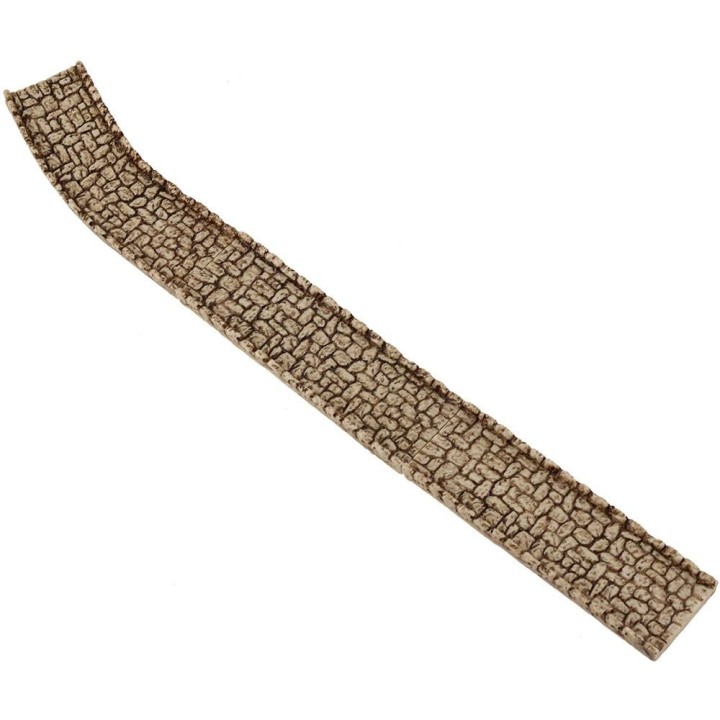 Camino curvo para belén de 15x4,8 cm en resina