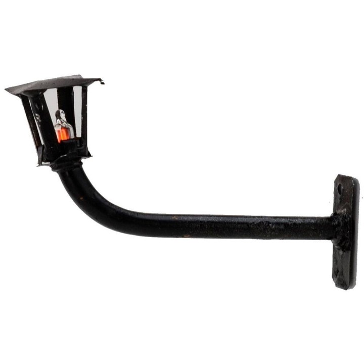 Farol de pared con linterna de 8,5 cm con luz de 220V.