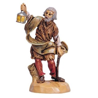 Hombre con linterna y bastón 6,5 cm Fontanini