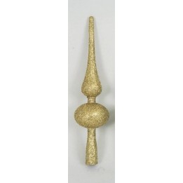 Punta de árbol de Navidad de 28 cm en oro brillante