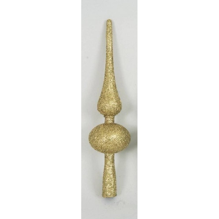 Punta de árbol de Navidad de 28 cm en oro brillante