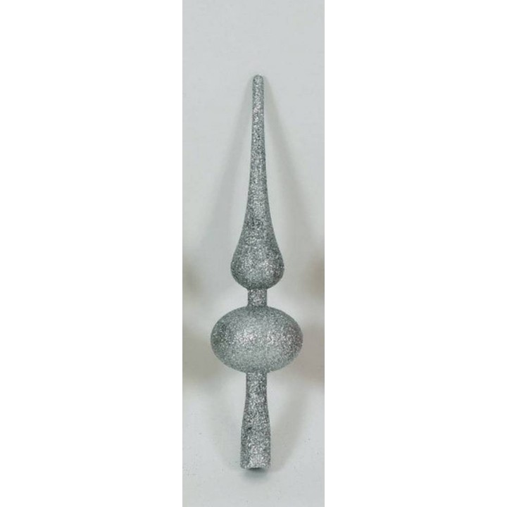 Puntale 28 cm argento brillantato