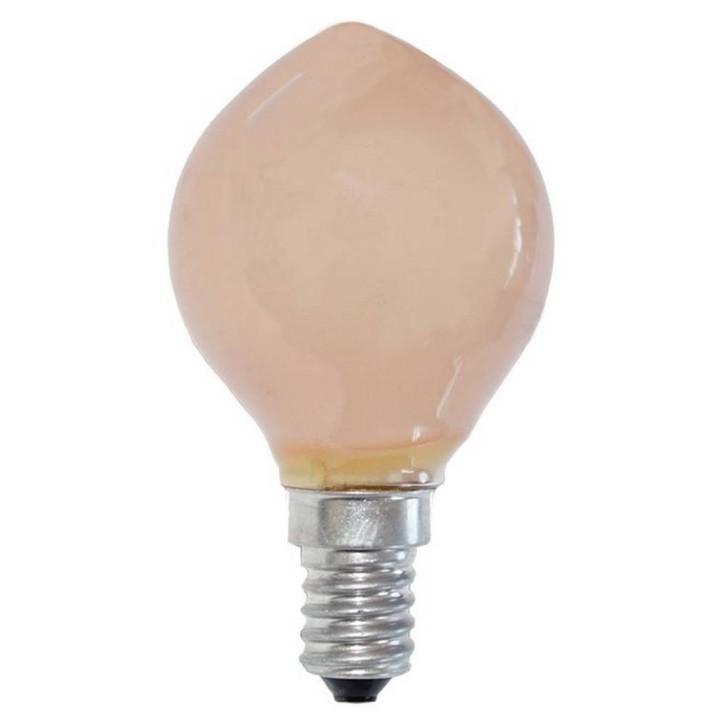 Lampada colore terracotta 25W E14 220V.