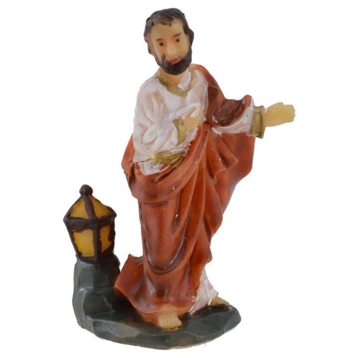 Statuine natività: 13 soggetti serie 5 cm in resina per presepe