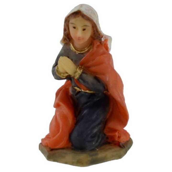 Nativity figurines: 13 5 cm series subjects in resin for crib