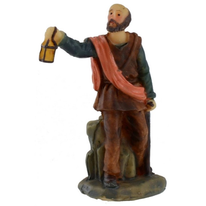 Nativity figurines: 13 5 cm series subjects in resin for crib