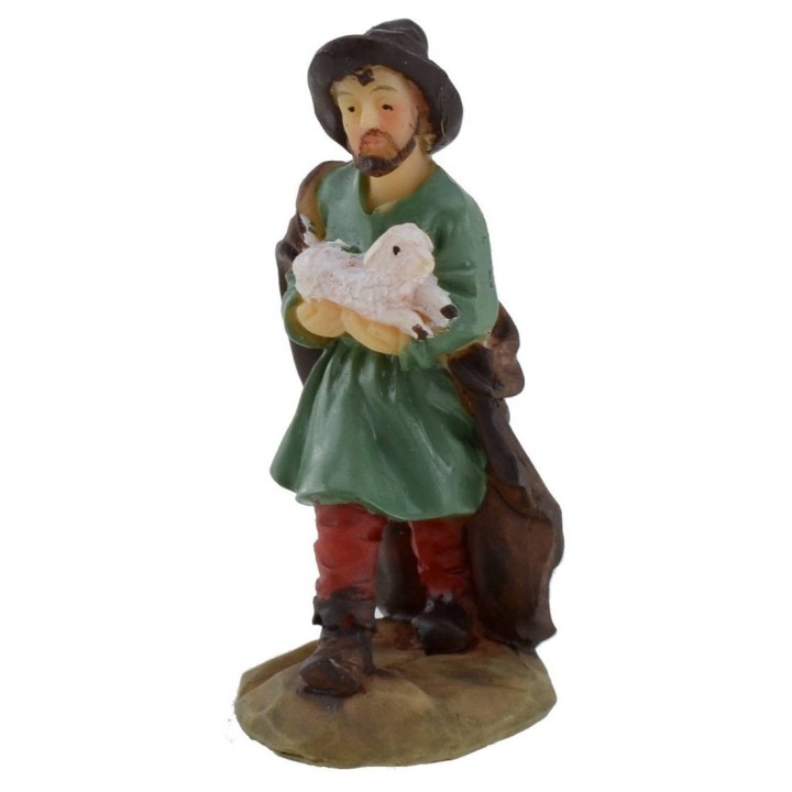 Nativity figurines: 13 5 cm series subjects in resin for crib
