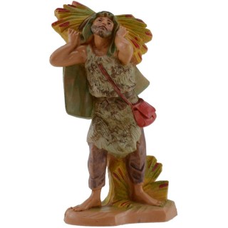 Pastor con haz de leña 12 cm Fontanini