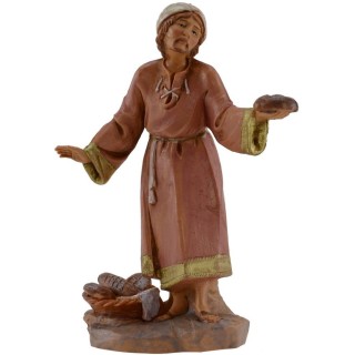 Hombre con pan 12 cm Fontanini