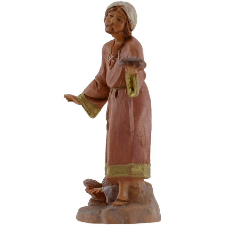 Hombre con pan 12 cm Fontanini