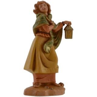 Mujer con linterna 12 cm Fontanini