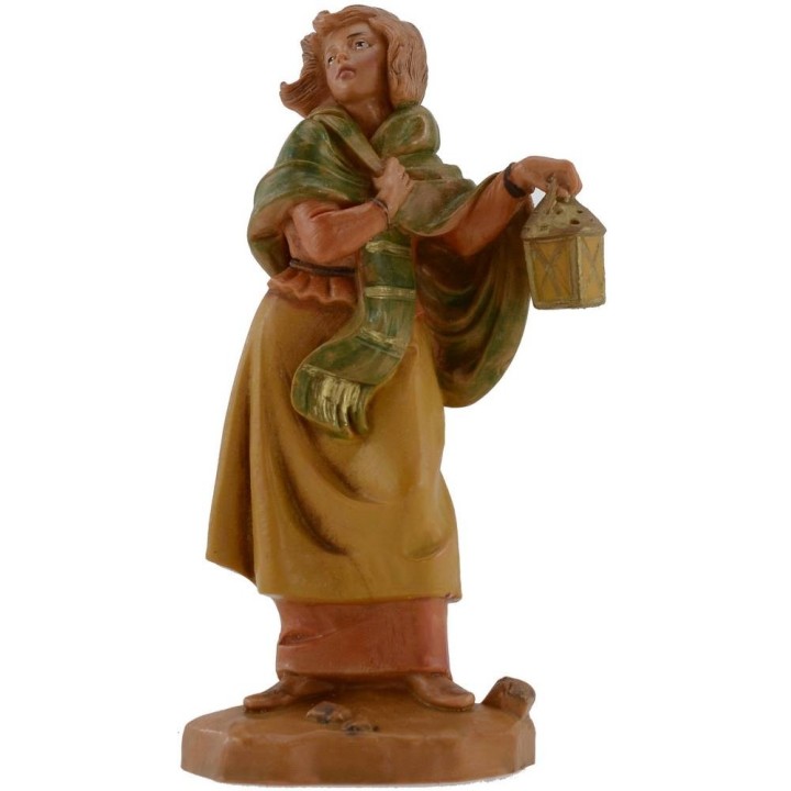 Woman with lantern 12 cm Fontanini