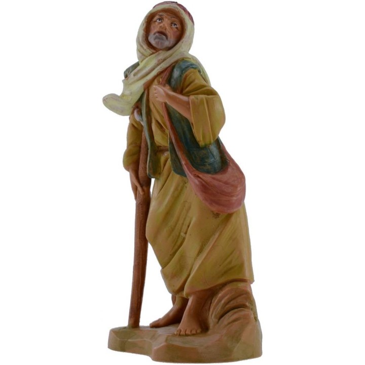 Old with stick 12 cm Fontanini
