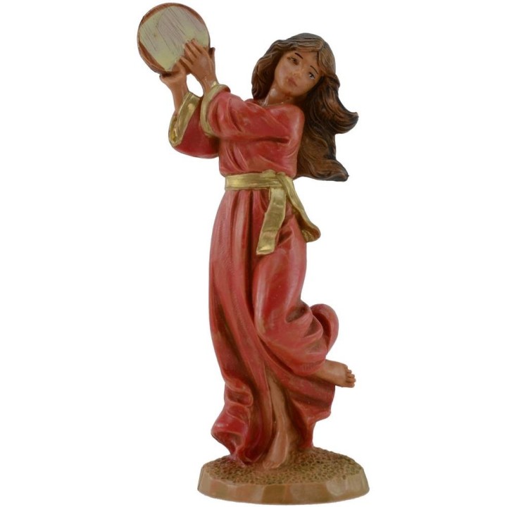 Suonatrice di tamburello 12 cm Fontanini