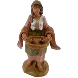 Mujer con bandeja 12 cm Fontanini
