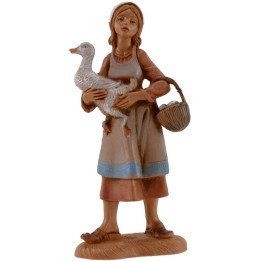 Mujer con ganso 12 cm Fontanini
