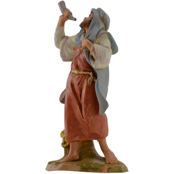 Suonatore di corno 12 cm Fontanini