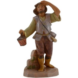 Pastor con linterna 12 cm Fontanini