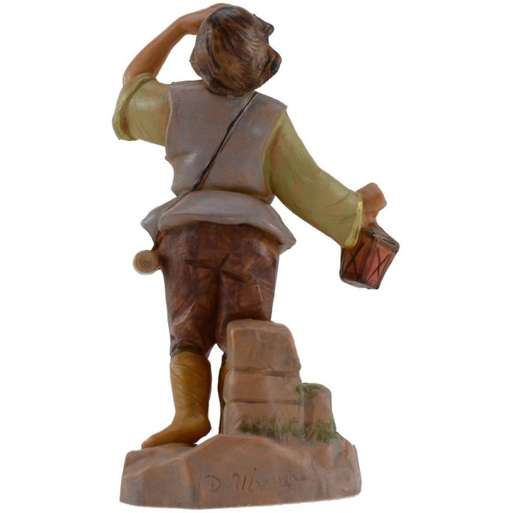 Pastor con linterna 12 cm Fontanini