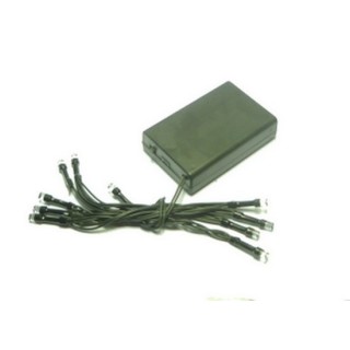 Collana 10 led a luce fredda a batteria - F10