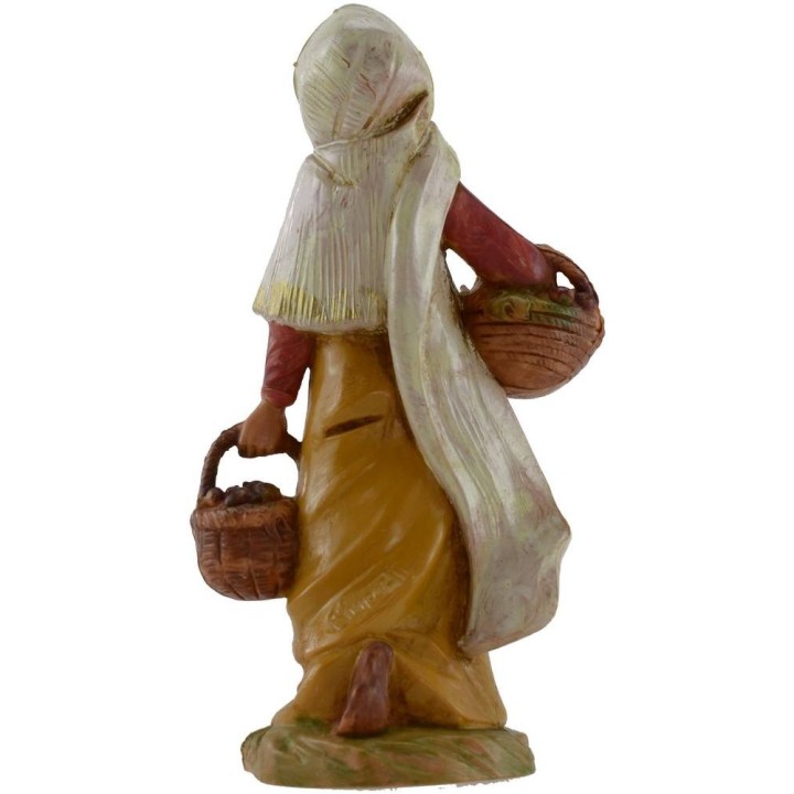 Donna orientale con cesti 12 cm Fontanini
