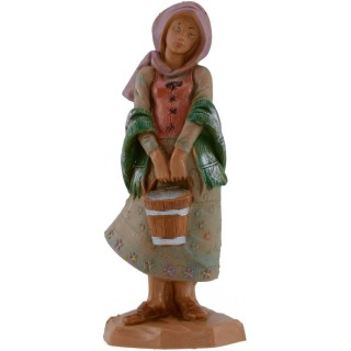 Mujer con cubo 12 cm Fontanini
