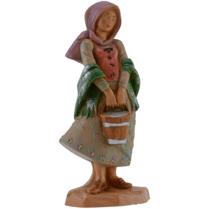 Mujer con cubo 12 cm Fontanini