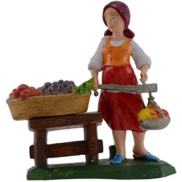 Fruttivendola 10 cm in pvc
