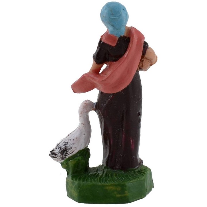 Donna con oca 4 cm in pvc