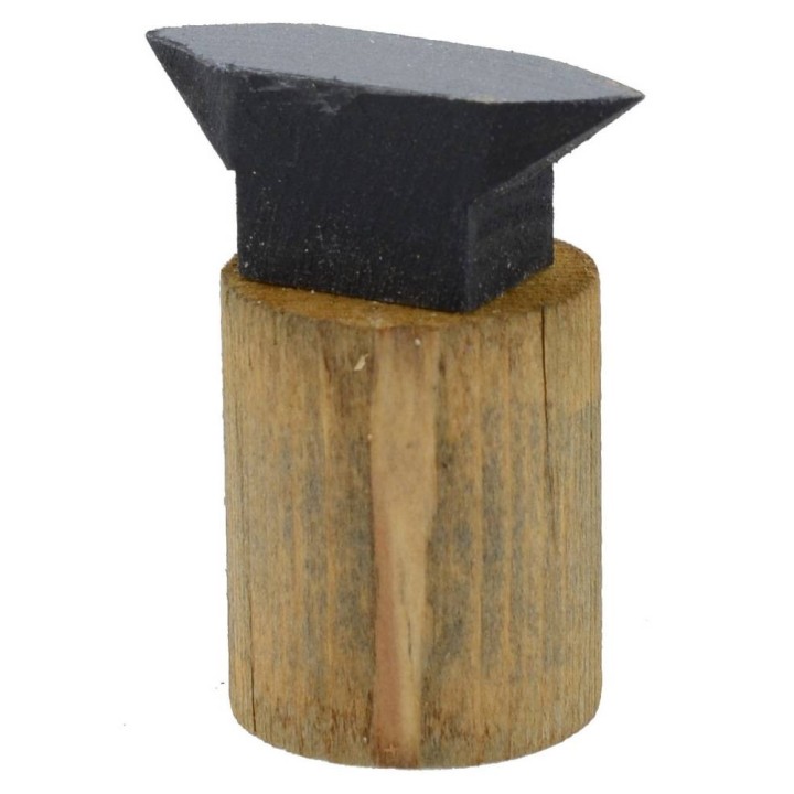 Anvil on stump h. 
