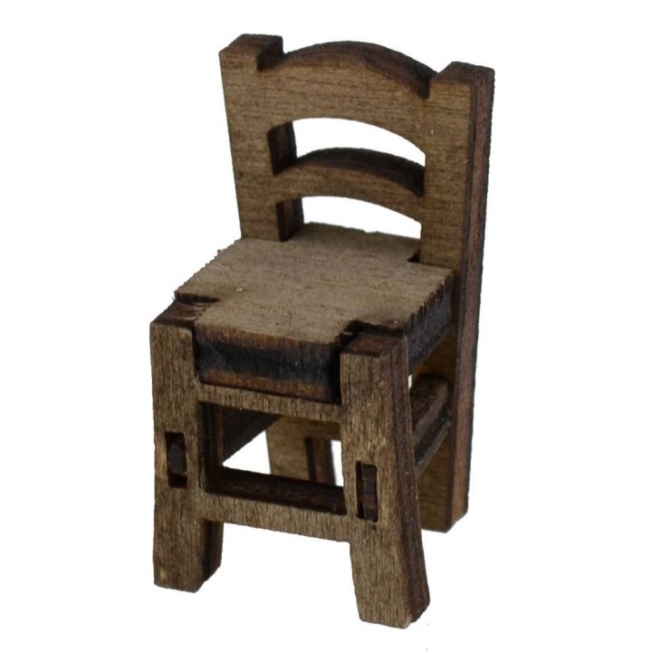 Wooden chair 3.4 cm