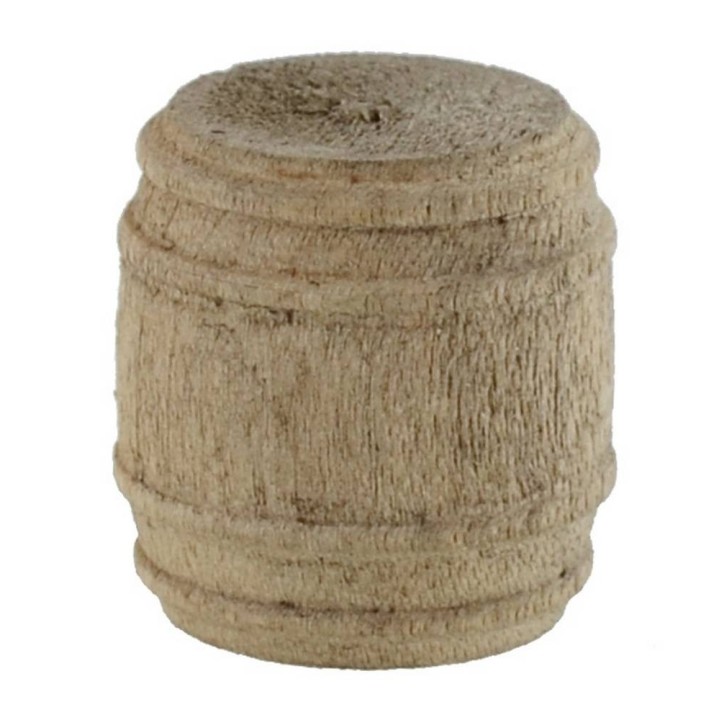 Barril de madera cm 1,9x2 h.