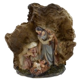 Natividad de resina en la cueva de 4,5 cm