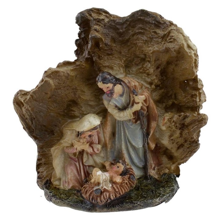 Natividad de resina en la cueva de 4,5 cm