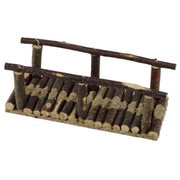 Wooden bridge cm 14.8x4.6x5.4 h.