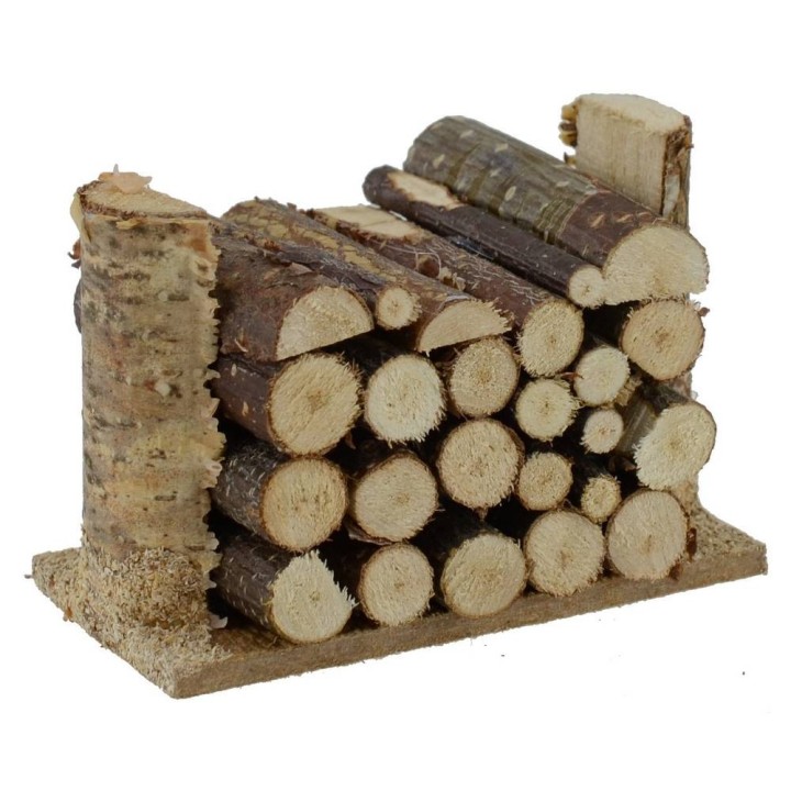 Legna accatastata cm 6,5x4x4,5 h.