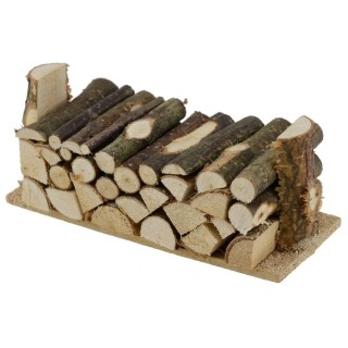 Stacked wood 11x5x4.5 cm h.
