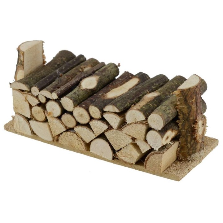 Stacked wood 11x5x4.5 cm h.