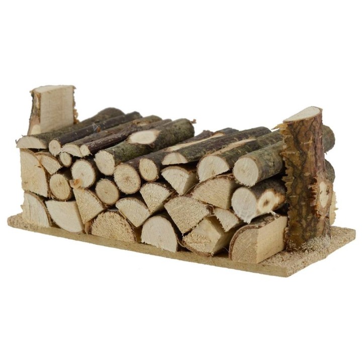 Stacked wood 11x5x4.5 cm h.