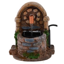 Fontana funzionante per presepe cm 9,5x11x10,5 h.