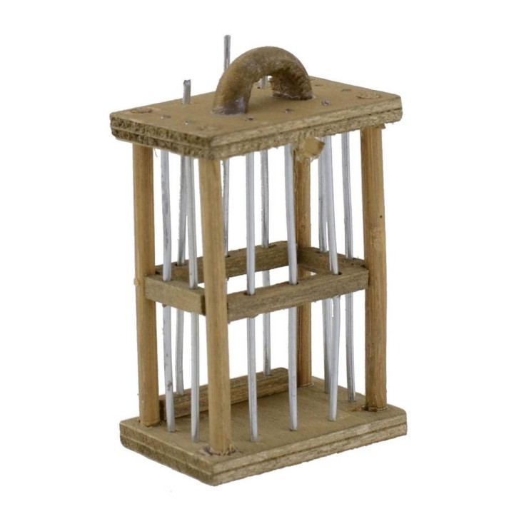 Jaula para pájaros cm 3,7x2,4x7 h.