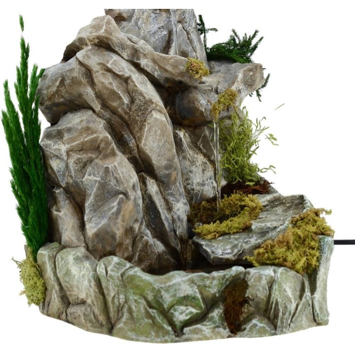 Cascata funzionante in resina della Pigini cm 24x20x29 h.