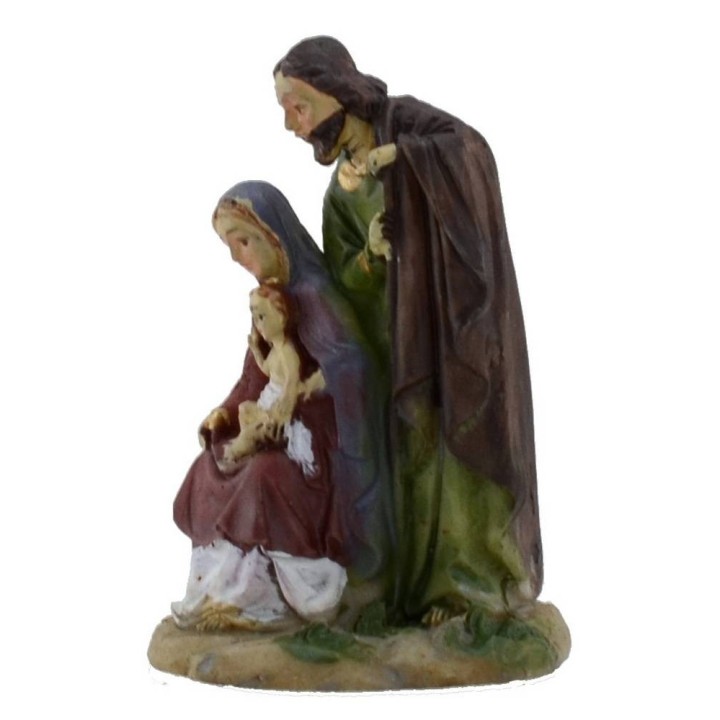 Figuras de natividad Niño Jesús en brazos de la Virgen María -