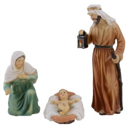 Natividad palestina 3 figuras en resina serie 10 cm