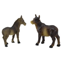 Bue e asino per statue da 10 cm in resina