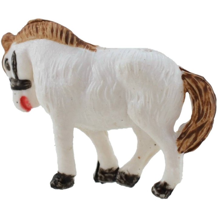Caballo blanco para pesebre serie 3,5 cm